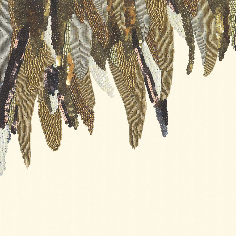 Vlies, Fototapete Pailletten, Perlen 307407, 280 x 280 cm, Museum, Eijffinger