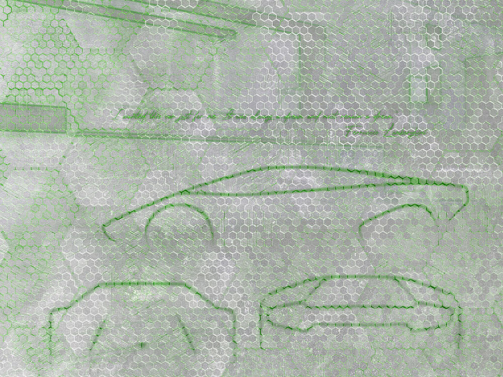 Luxury graphic wall mural Z90058, 330 x 300 cm, Automobili Lamborghini 2, Zambaiti Parati