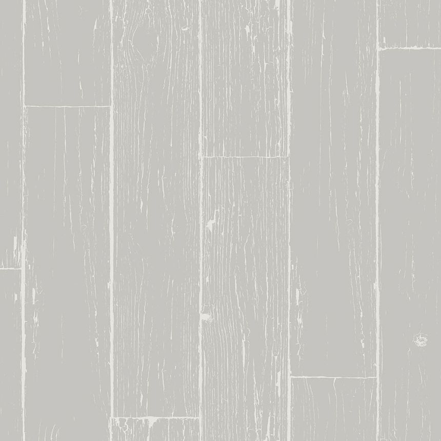 Tapete in grauer Holzoptik, Dielen, 347539, Matières - Wood, Origin