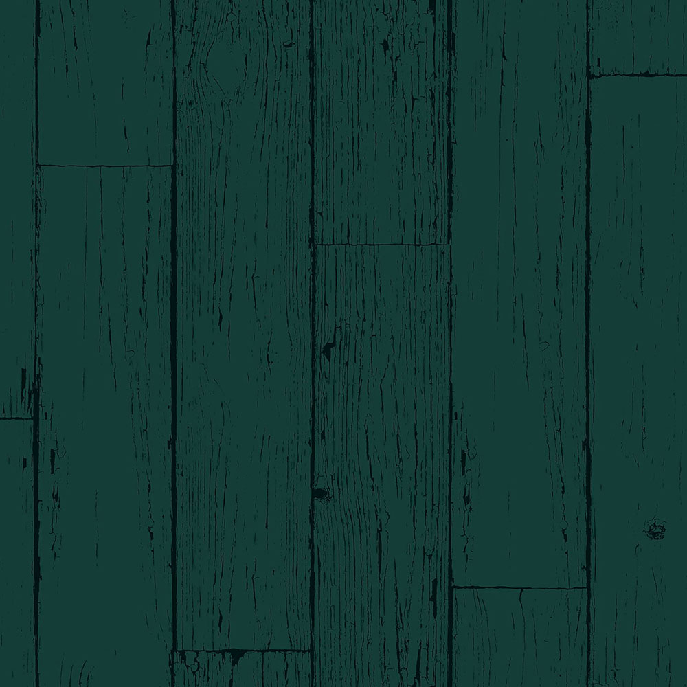 Tapete in grün-schwarzer Holzoptik, Dielen, 347536, Matières - Wood, Origin