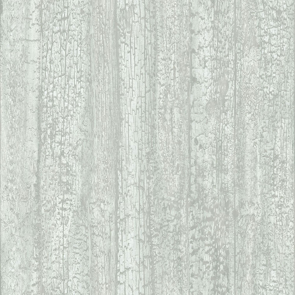 Tapete in graugrüner Holzoptik, 347529, Matières - Wood, Origin