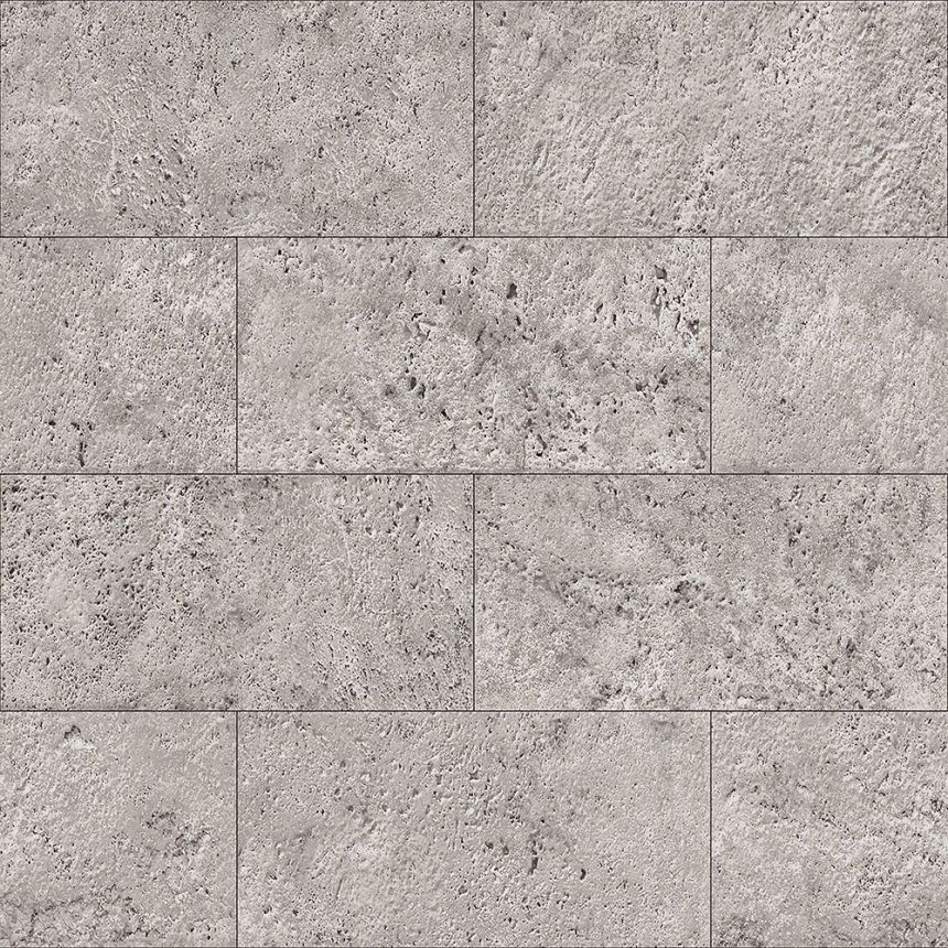 Vliestapete für die Wand, Imitation von grauen Steinfliesen 347581, Matières - Stone, Origin