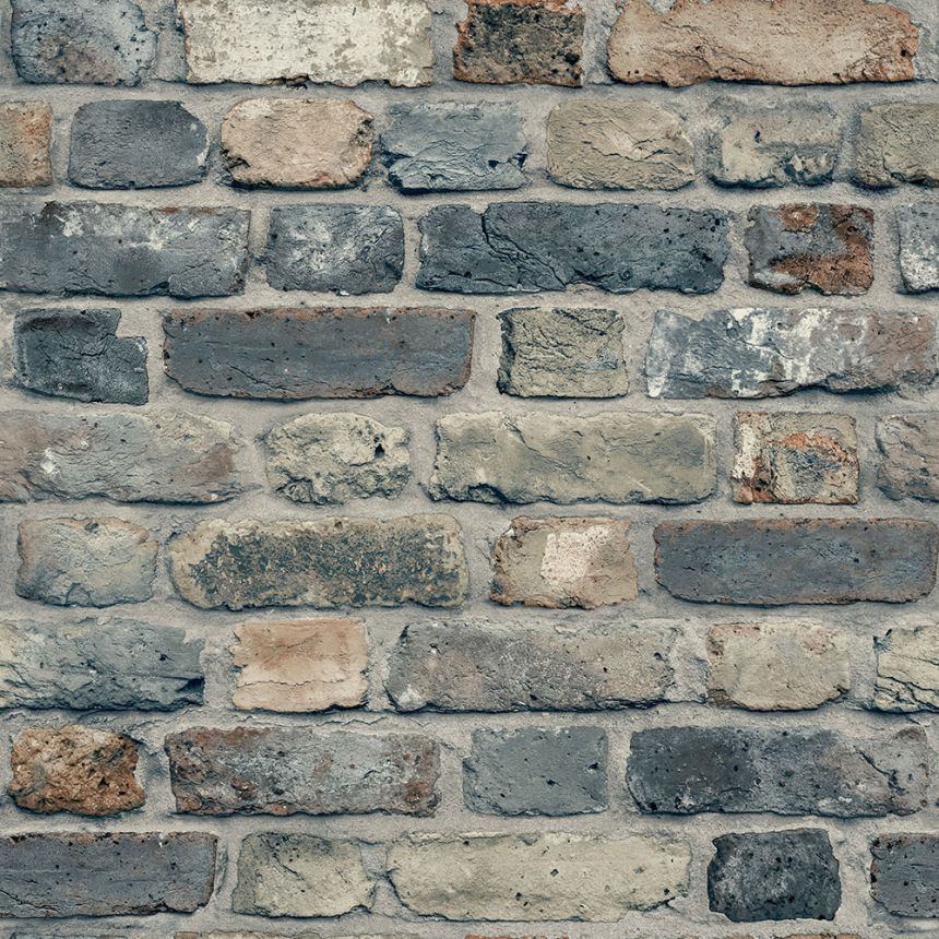 Vliestapete für die Wand Ziegel, Backstein-Effekt WL2204, Wanderlust, Grandeco
