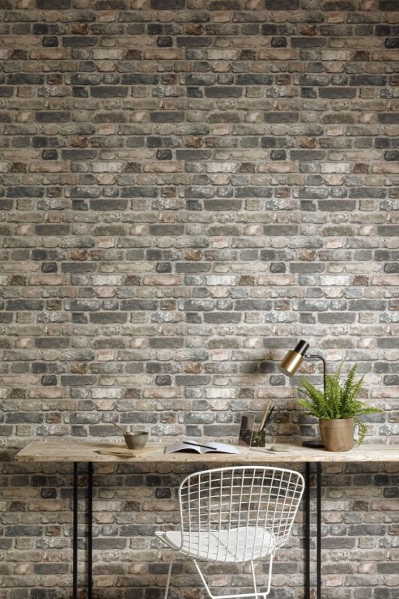 Vliestapete für die Wand Ziegel, Backstein-Effekt WL2204, Wanderlust, Grandeco