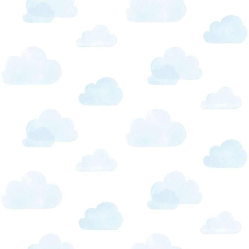 Weiße Vliestapete mit blauen Wolken 138930, Little Bandits, Esta