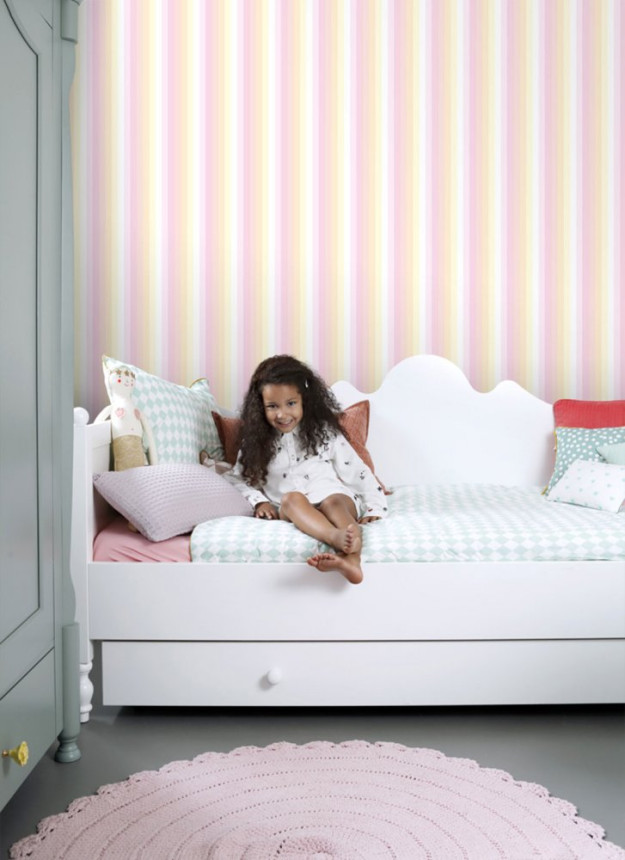 Vliestapete Streifen 138924, Little Bandits, Esta