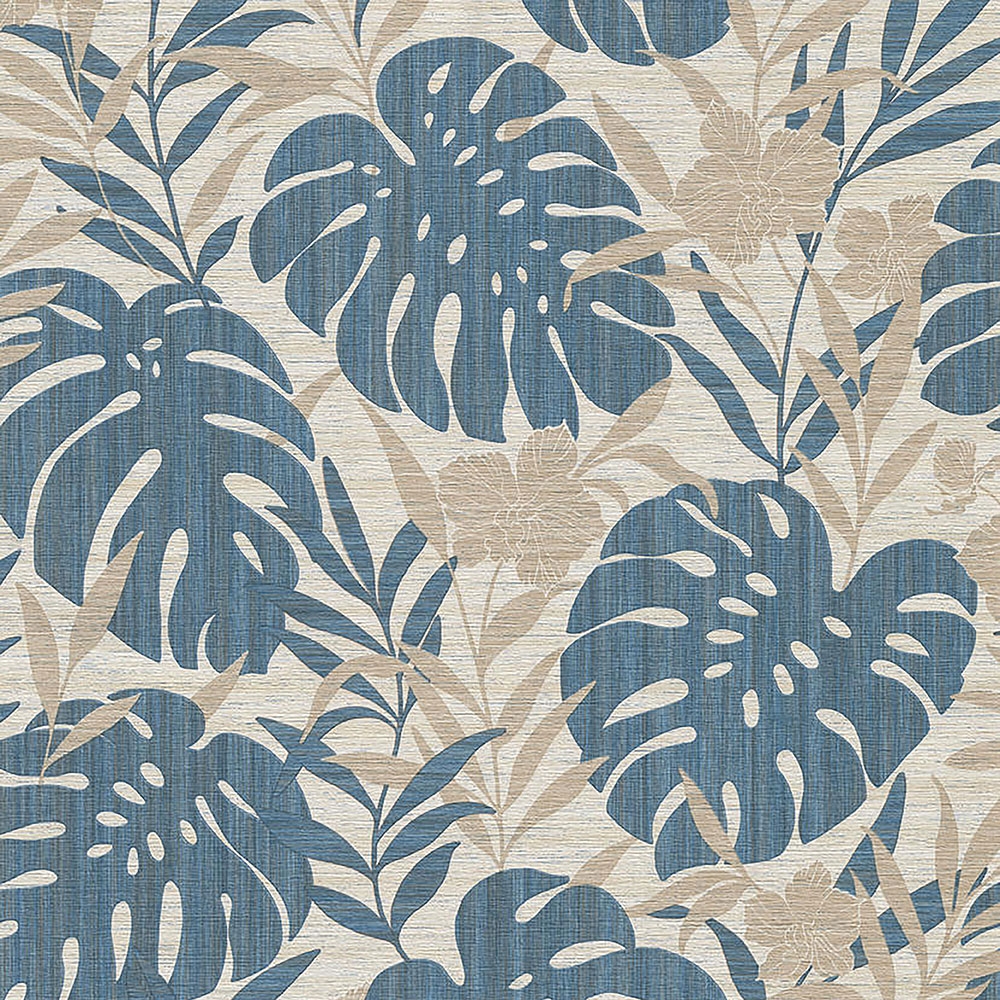 Vliestapete, Blätter, Monstera, Orchidee, CE3107, Aurora 2022, Grandeco