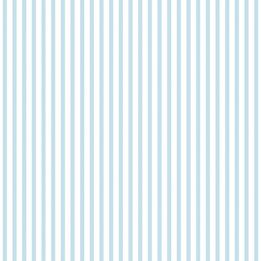 Gestreifte Tapete blau und weiß 462-1, Pippo, ICH Wallcoverings