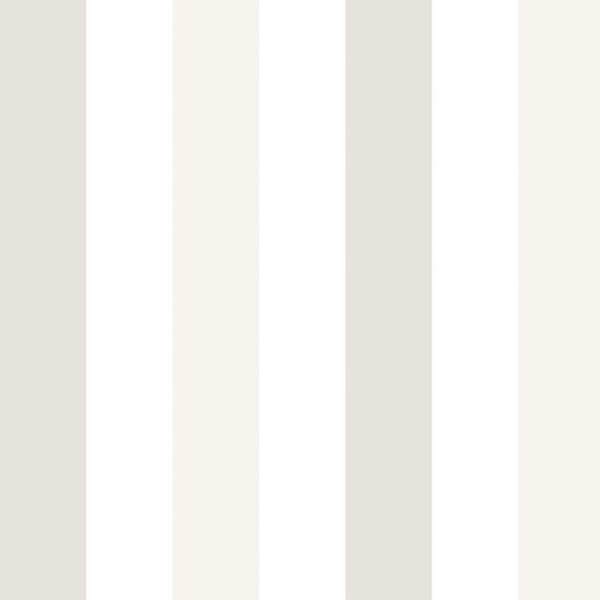 Gestreifte Tapete weiß und grau 461-5, Pippo, ICH Wallcoverings