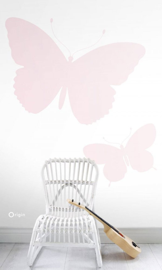Fototapete - rosa Schmetterlinge, Vliestapete wandbilder 357221, 150x279cm, Precious, Origin