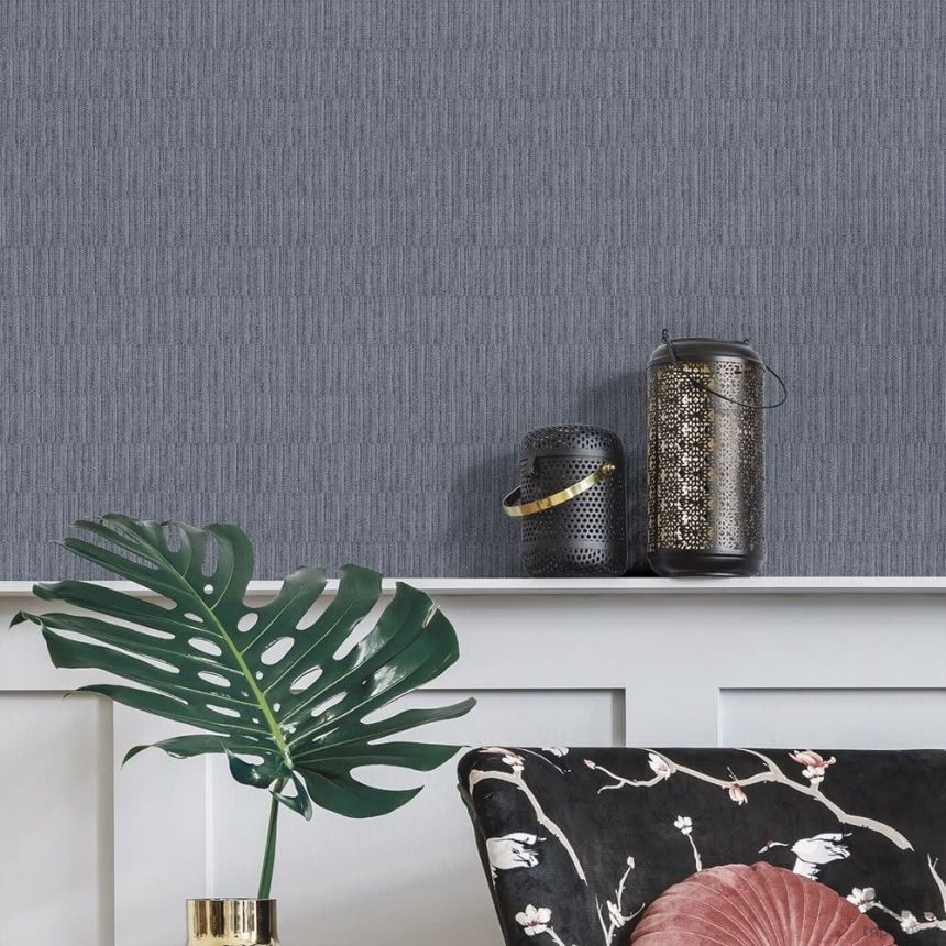 Braun-orange Tapete - Bambusimitat 6509-4, Batabasta, ICH Wallcoverings