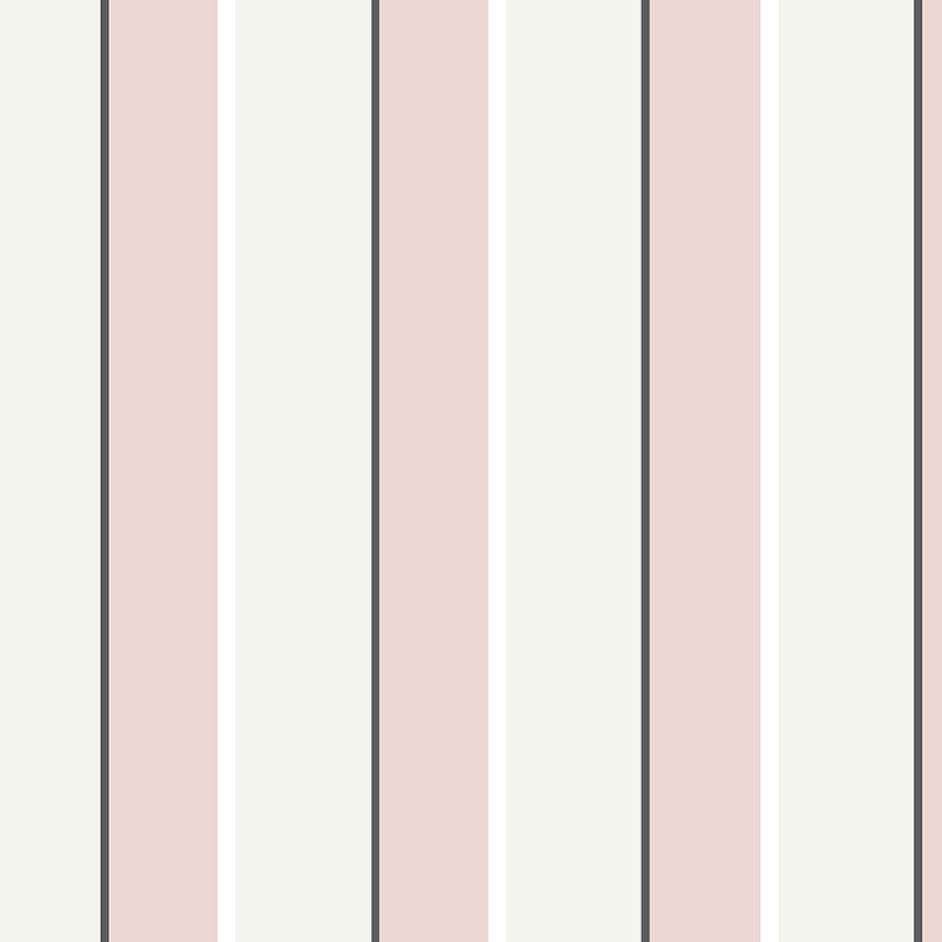 Rosa gestreifte Tapete 6508-4, Batabasta, ICH Wallcoverings