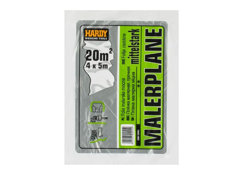 Schutzhüllenfolie 4x5 m, Hardy 0400-060405 , Angatra