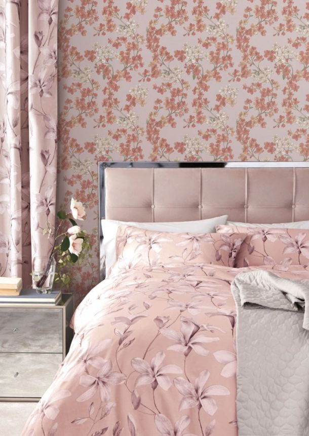 Cremefarbene Luxustapete Blumen GR322201, Grace, Design ID