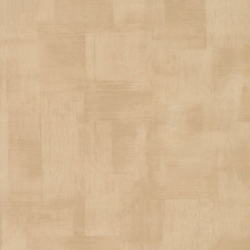 Geometrische Luxustapete dunkelbeige 64511, Materea, Limonta
