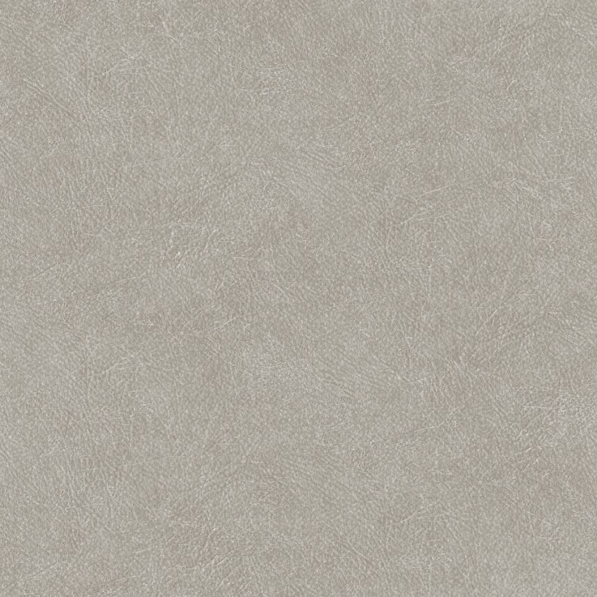 Graue Vliestapete, Lederimitatt TA25023 Tahiti, Shades of Colour, Decoprint