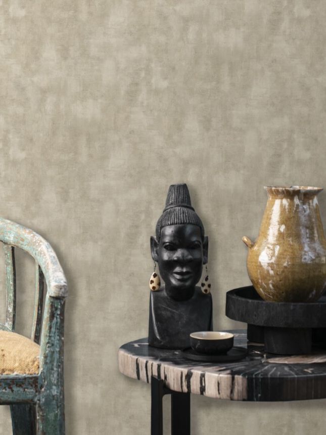 Vliestapete, beige, Stoffimitat, TA2500, Tahiti, Shades of Colour, Decoprint