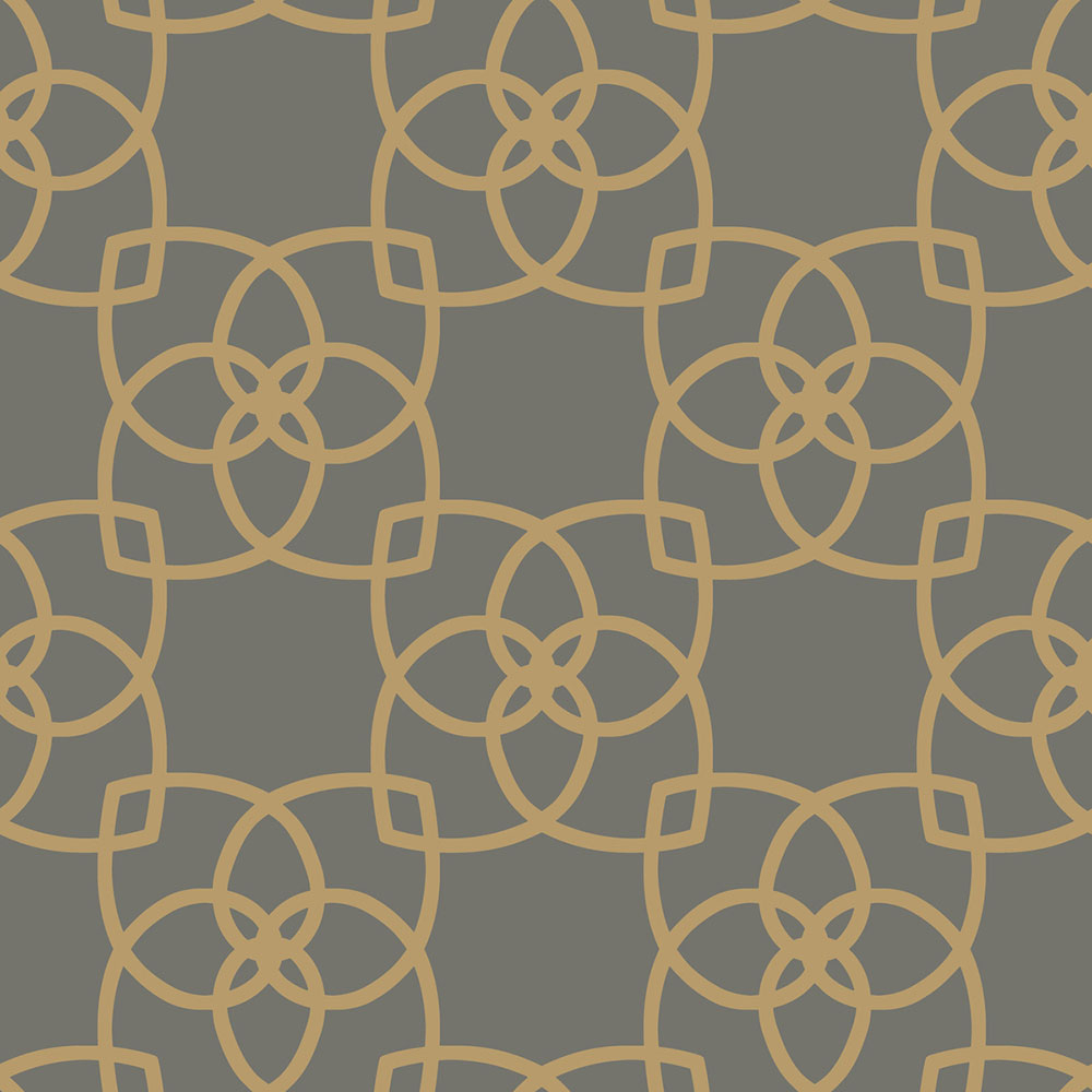 Braun-goldene Luxustapete mit Ornamenten Y6200204, Dazzling Dimensions 2, York