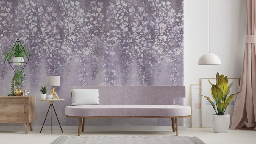 Fototapete, Blätter, Z66894, 5,10 X 3 m, Satin Flowers, Zambaiti Parati