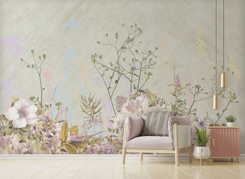 Fototapete Blumen, Z66881, 5,10 X 3 m, Satin Flowers, Zambaiti Parati