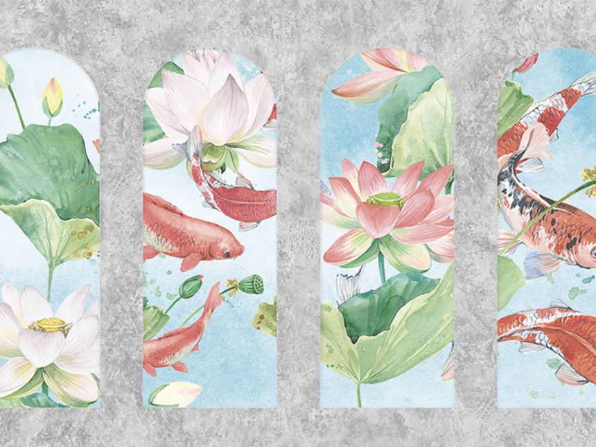 Fototapete, Arkade mit Wasseroberfläche, Z66868, 5,10 X 3 m, Satin Flowers, Zambaiti Parati