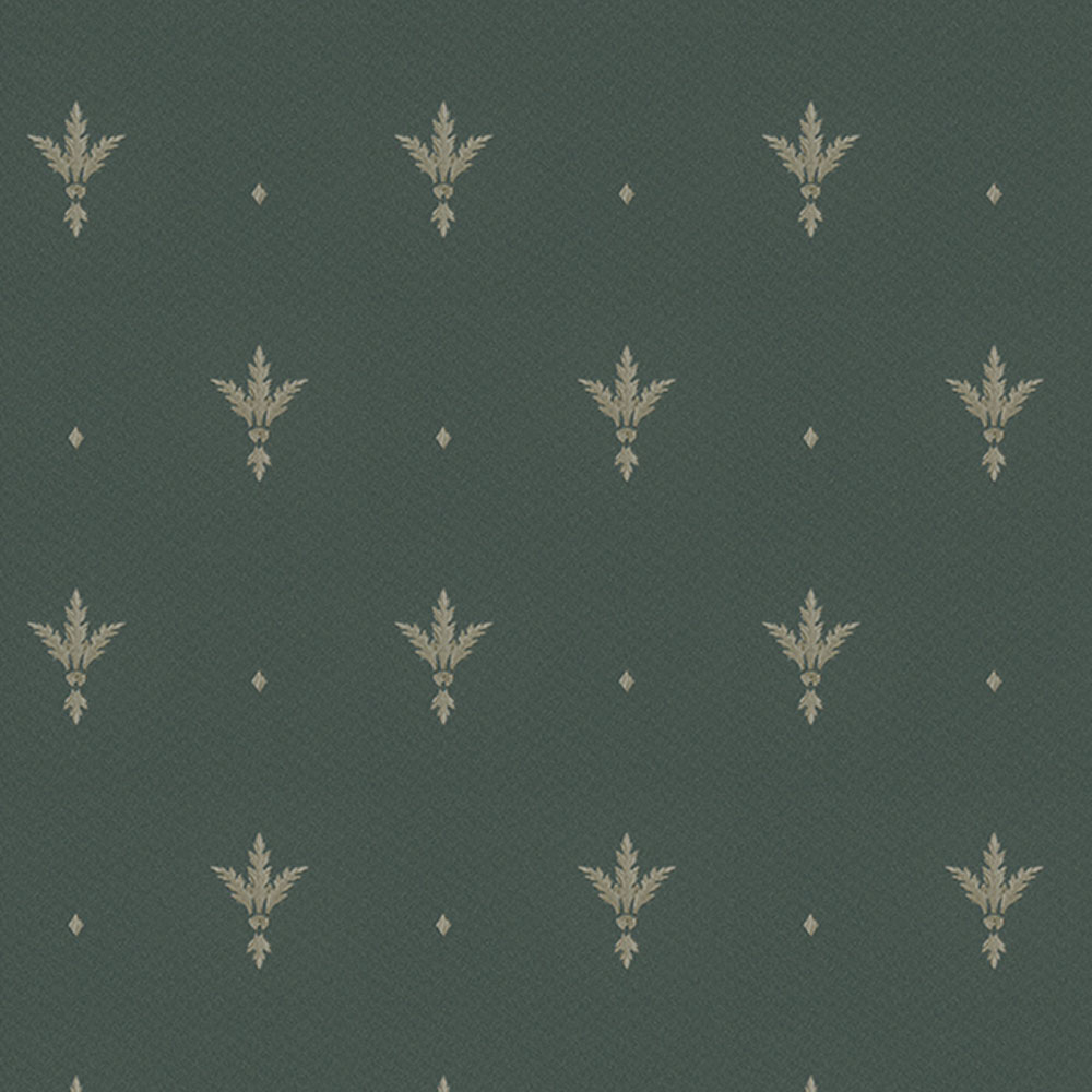 Grüne Barocktapete, Z66851, Satin Flowers, Zambaiti Parati