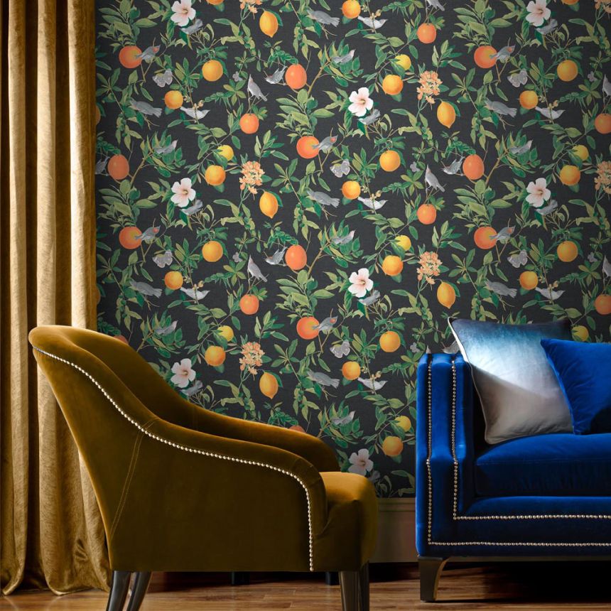 Luxustapete Orangenbaum 105642 Reverie, Graham&Brown