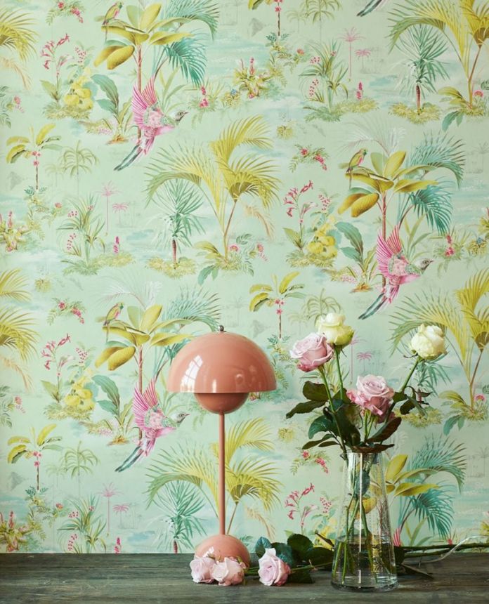 Vliestapete, Palmblätter, Vögel, 300144, Pip Studio 5, Eijffinger